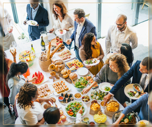 Corporate buffet catering in Zürich